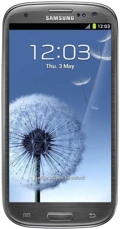 Смартфон Samsung Galaxy S3 GT-I9300 16Gb Titanium grey - Ливны